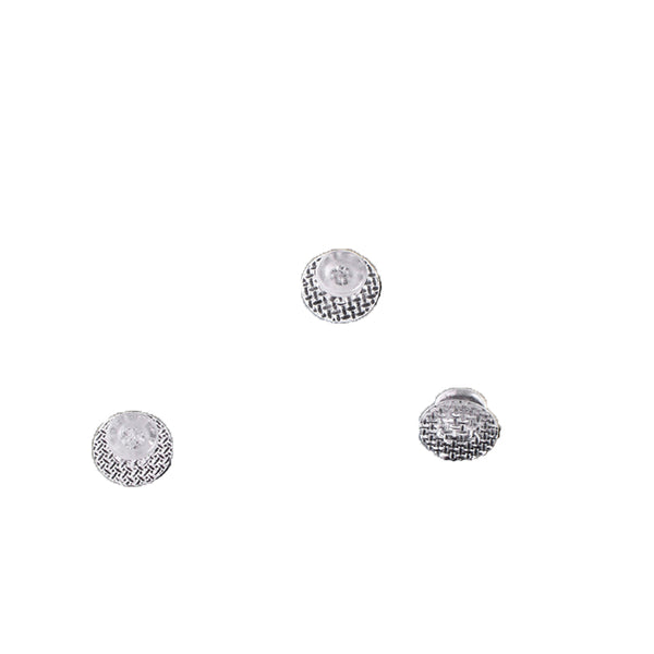 10 Pcs Transparent Orthodontic Composite Lingual Buttons For Bondable Round Base