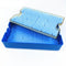 Double Layer Silicone Sterilization Tray Case with Silicone Mat Disinfecting Box Surgery Instrument