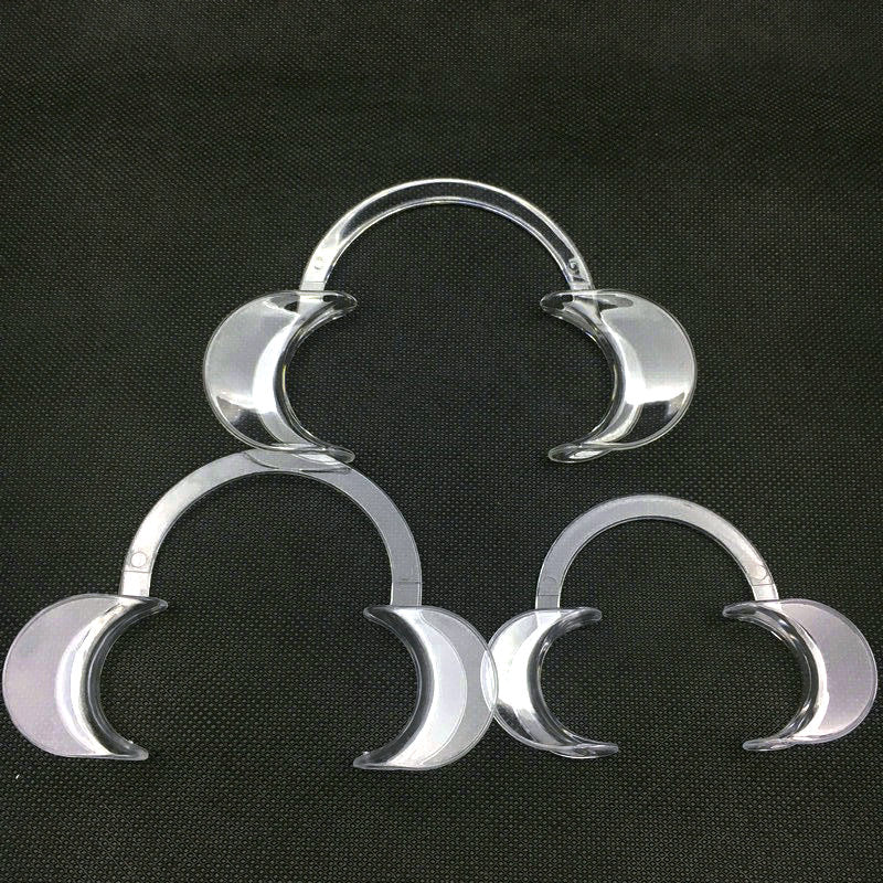 20pcs (Size5L+10M+5S) Dental C-Shape Cheek Retractor Mouth Opener