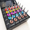 Dental Implant Conical Drills Kit 25 Pcs Black Coated