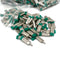 Dental Lab Dowel Pins Double Twin Master Pins with Sleeves with Pindex