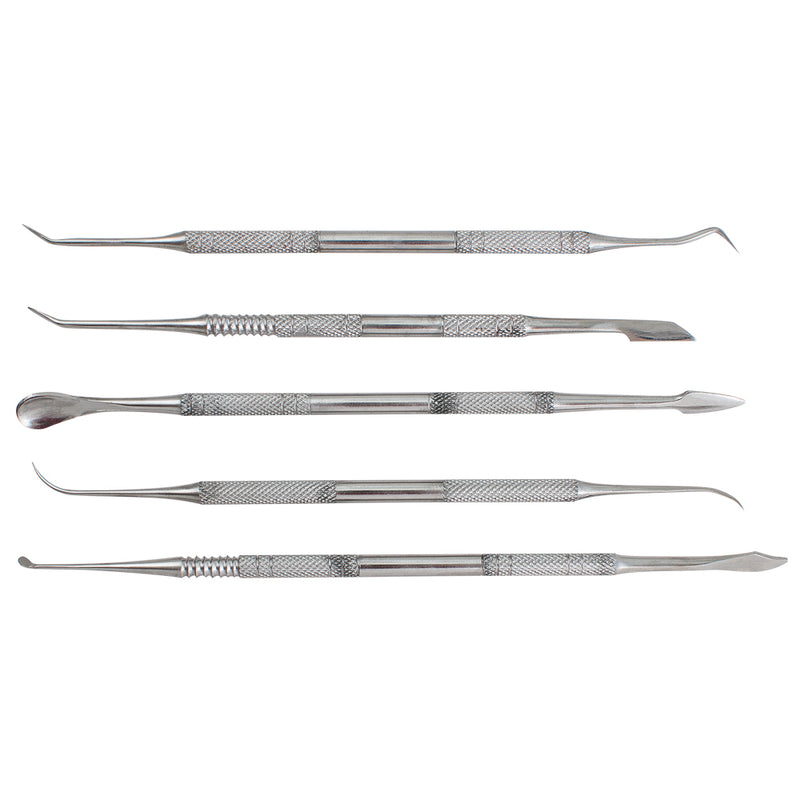 10Pcs/ Set New Stainless Steel Wax Carving Dentist Surgical Dental