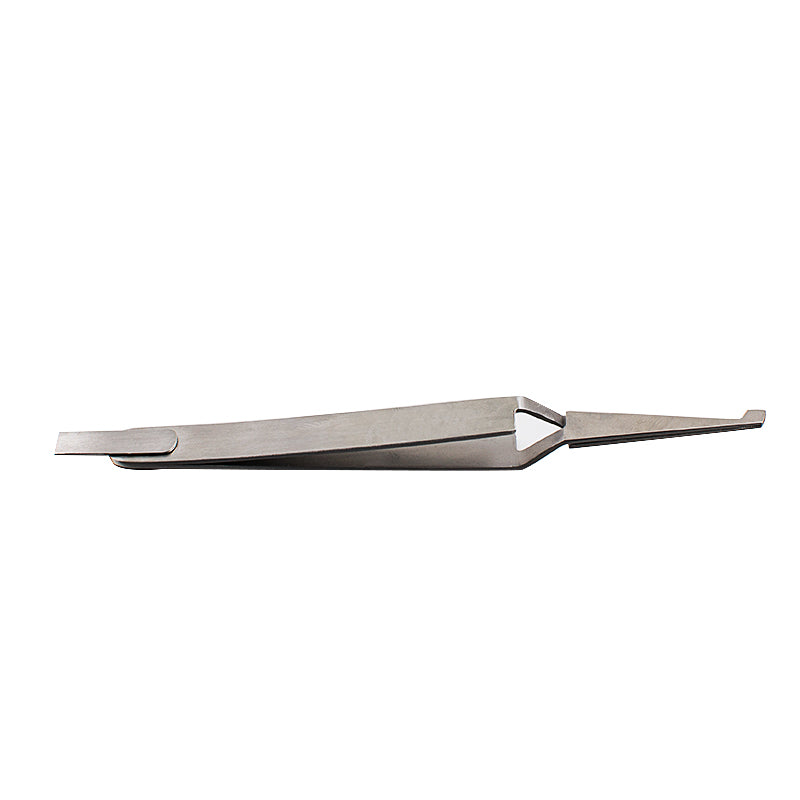 Dental Direct Bracket Holder Orthodontic Bonding Serrated Instruments Tweezers