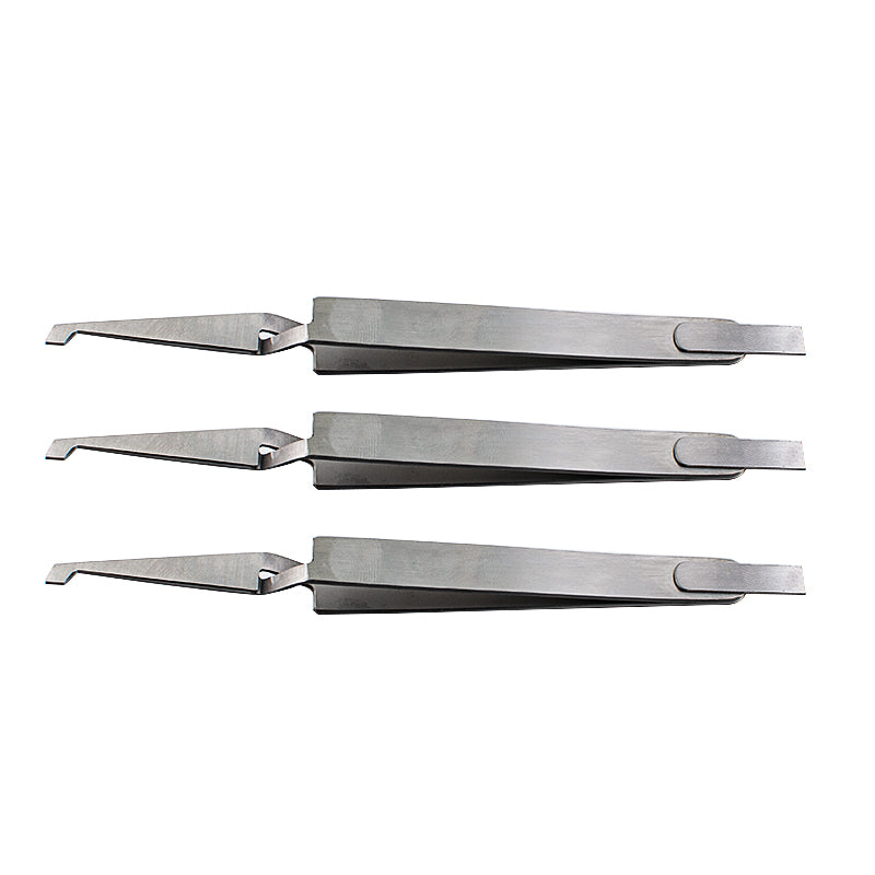 Dental Direct Bracket Holder Orthodontic Bonding Serrated Instruments Tweezers