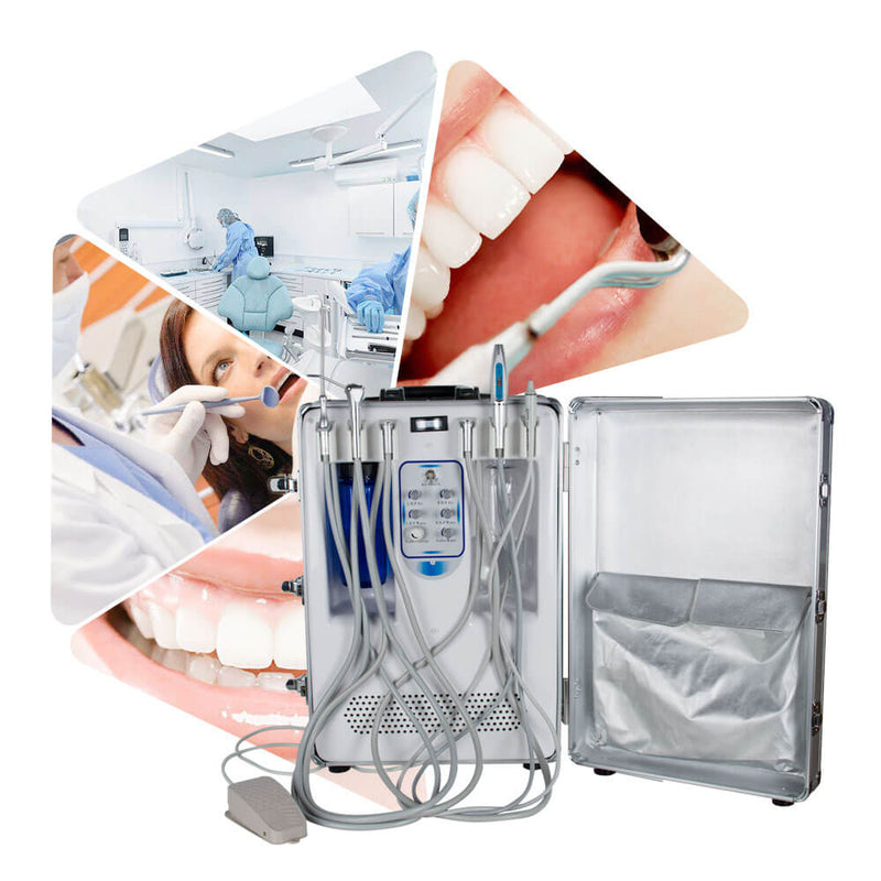 Dental Portable All in One Delivery Unit with LED Curing Light Ultrasonic Scaler