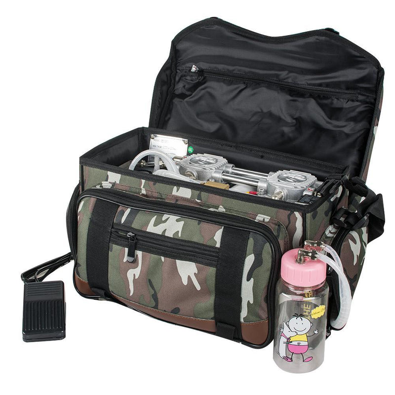 Portable Dental Unit with Air Compressor Suction System 3 Way Syringe