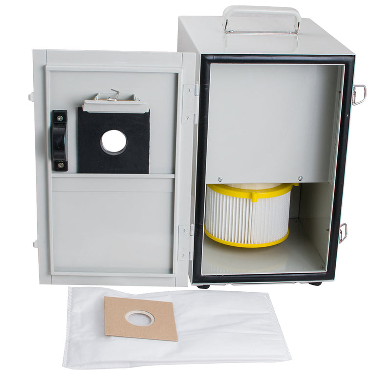 220V Dental Digital Double Impeller Dust Collector 550W