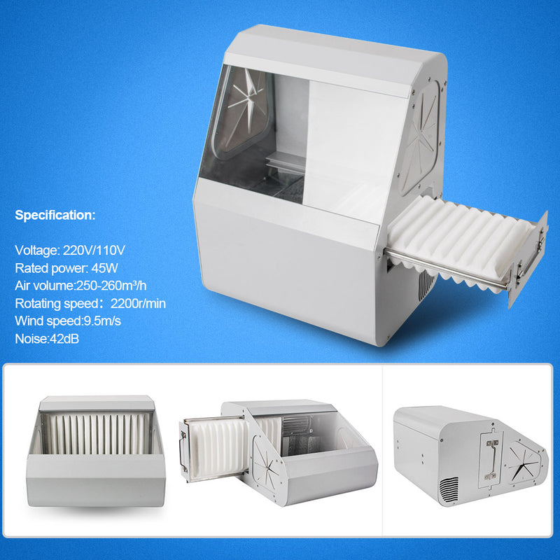 Dental Lab Dust Collector Dust Extractor Machine for Sandblasting Polishing