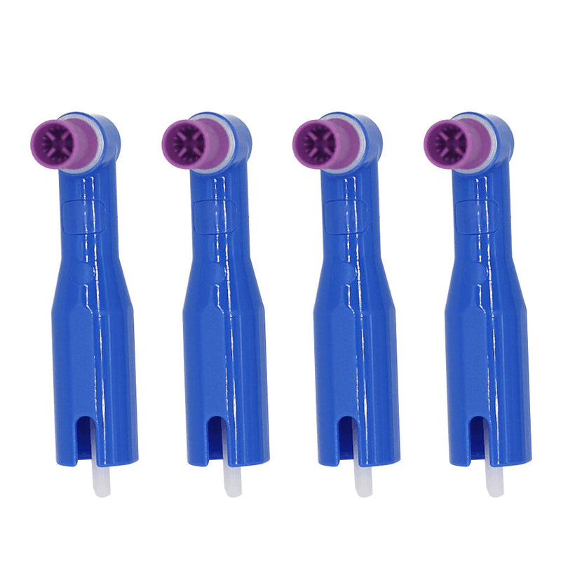 4H Dental Low Speed Prophy Handpiece Kit+100pcs Dental Prophy Angles blue/purple