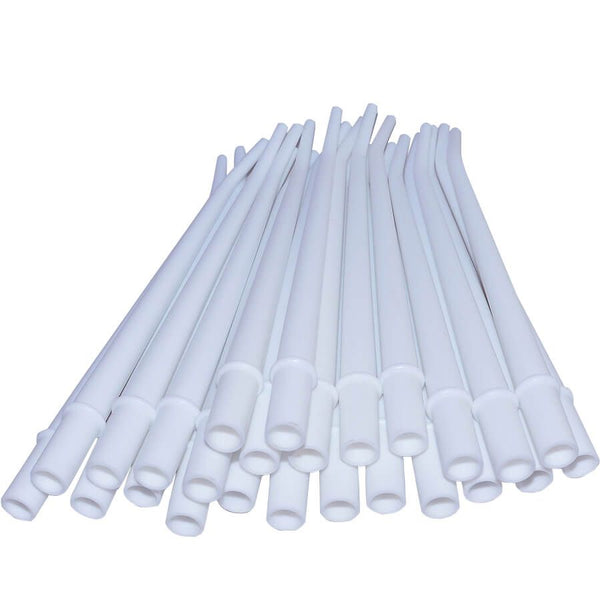 One Pack 25 Pcs 1/8" Dental Large Orifice Surgical Aspirator Suction Tips