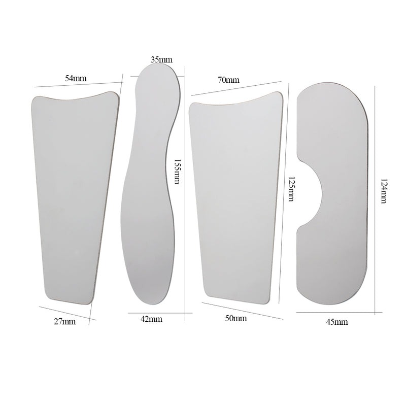 4Pcs Dental Orthodontic Photographic Mirror Stainless steel nickel Autoclavebale