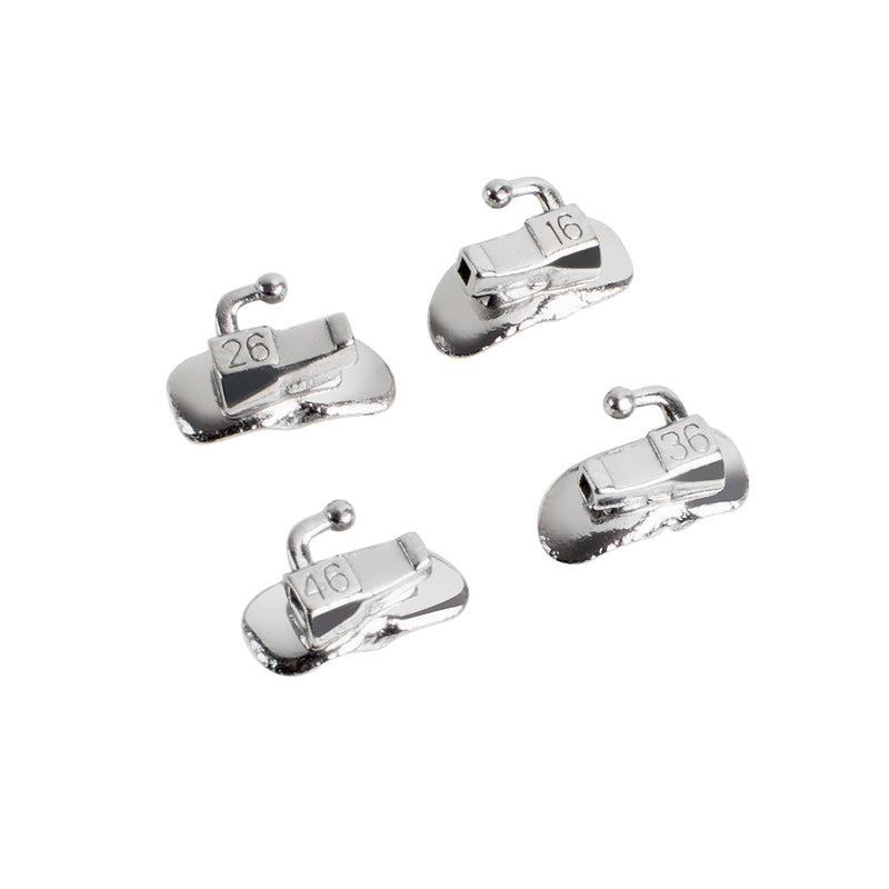 20Packs 1st Molar Bondable Non-convertible Buccal Tube ROTH .022"with Laser Mark