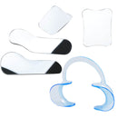 Dental Ortho 1-sided Stainless Steel Photographic Mirror & 2pcs Cheek Retractor