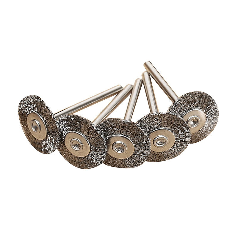 20 X Stainless Steel Wire Wheel 22mm Brushes for Rotary Tools