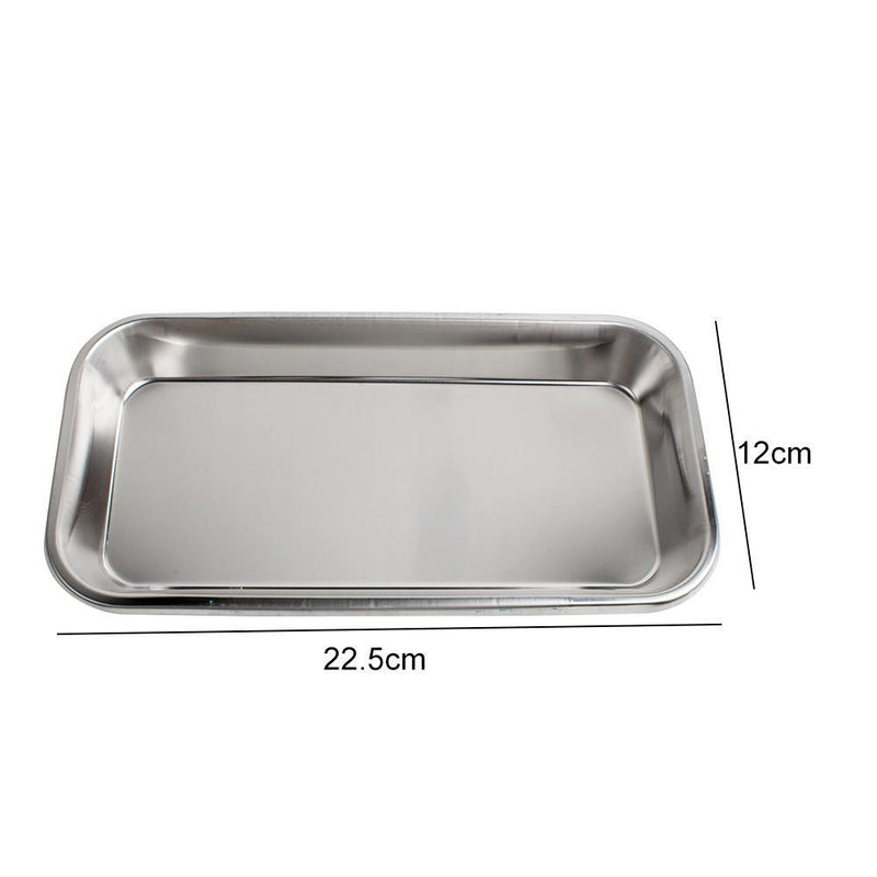 1 PCS Dental Stainless Steel Medical Tray Lab Instrument High Quality Useful