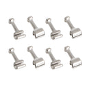 10 Bags Dental Orthodontic Stainless Steel Crimpable Hook for Long Type