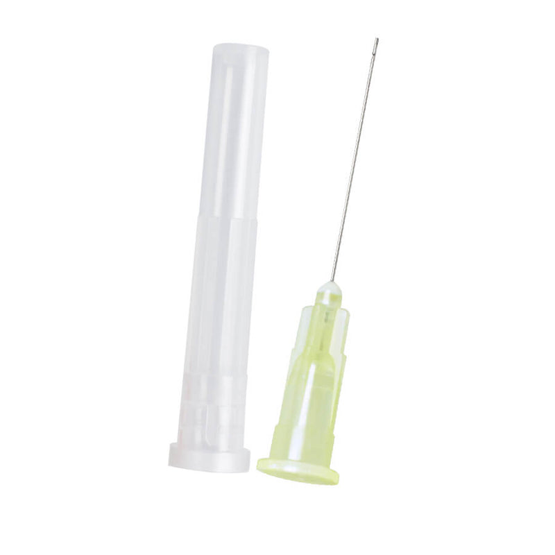 100pcs Endo Dental Irrigation Needle Syringes Notched Cleaning Tips