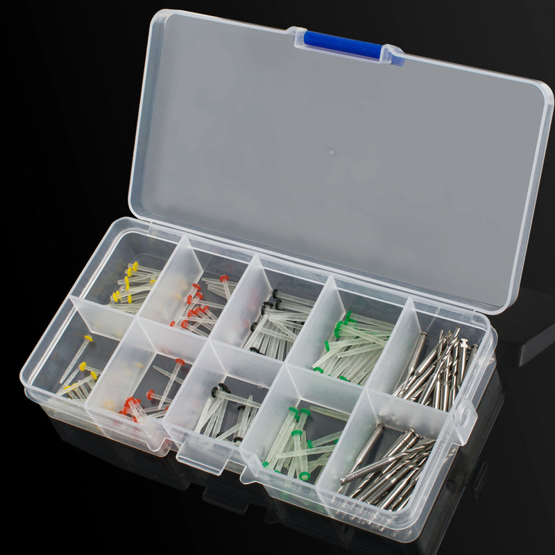 160Pcs Dental Glass Fiber Post Single Refilled Package & 32Pcs Drills