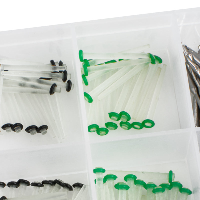 160Pcs Dental Glass Fiber Post Single Refilled Package & 32Pcs Drills