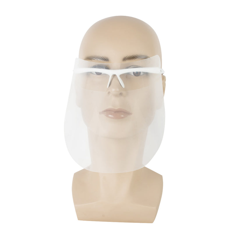 Disposable Face Shield Mask Anti-Fog Dental Medical Kitchen Use 1 Frame+10 visor