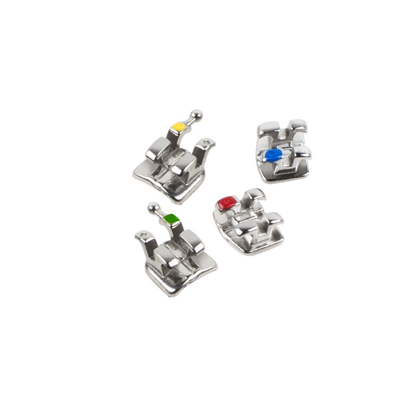 10 Packs Dental Orthodontic Metal Brackets MIM Braces Standard MBT 022