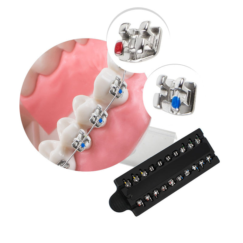 10 Packs Dental Orthodontic Metal Brackets MIM Braces Standard MBT 022