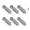 100 Pcs Dental Elastics Rotation Wedge pad Rubber Gray