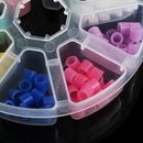 160pcs/Box Dental Silicone Instrument Code Rings 8 Standard Color Recognition