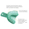 6Pcs Dental Impression Tray Disposable Plastic Implant Tooth Tray