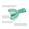 6Pcs Dental Impression Tray Disposable Plastic Implant Tooth Tray