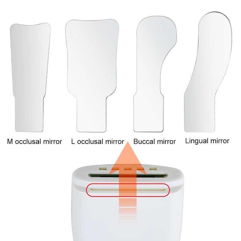 Dental LED Automatic Defogging Mirror Oral Photography Reflector Kit