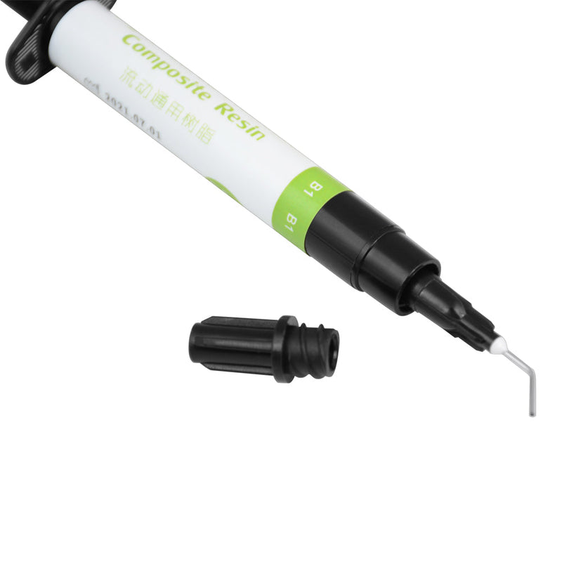 Dental Flowable Light Cure Composite Resin Medium Flow B1 2.5g/syg