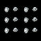10pcs Dental Orthodontic Bondable Hole Lingual Button Mesh Base