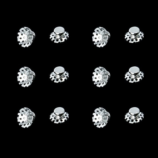 10pcs Dental Orthodontic Bondable Hole Lingual Button Mesh Base