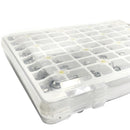 320pcs Dental Molar Bands Roth Double Upper, Single Lower, with Tube & Cleat