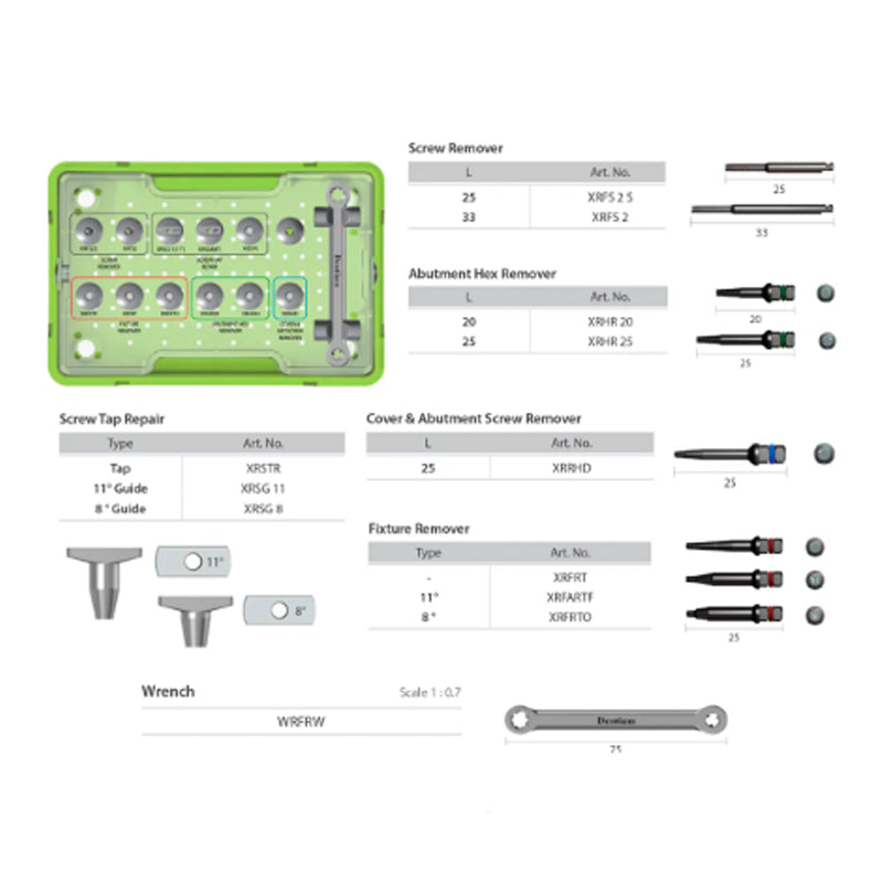 Comprehensive Dentium Titanium Dental Implant Toolset for Premium Oral Care