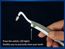 Multifunction Sonic LED Dental Tool Kit Oral Tooth Stain Eraser Plaque Remover with LED Light