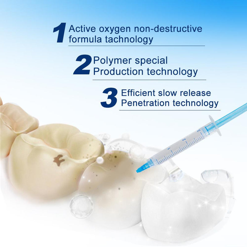 10 PCS 3ML Teeth Whitening Gel Refills 35% CP Bleaching Gel