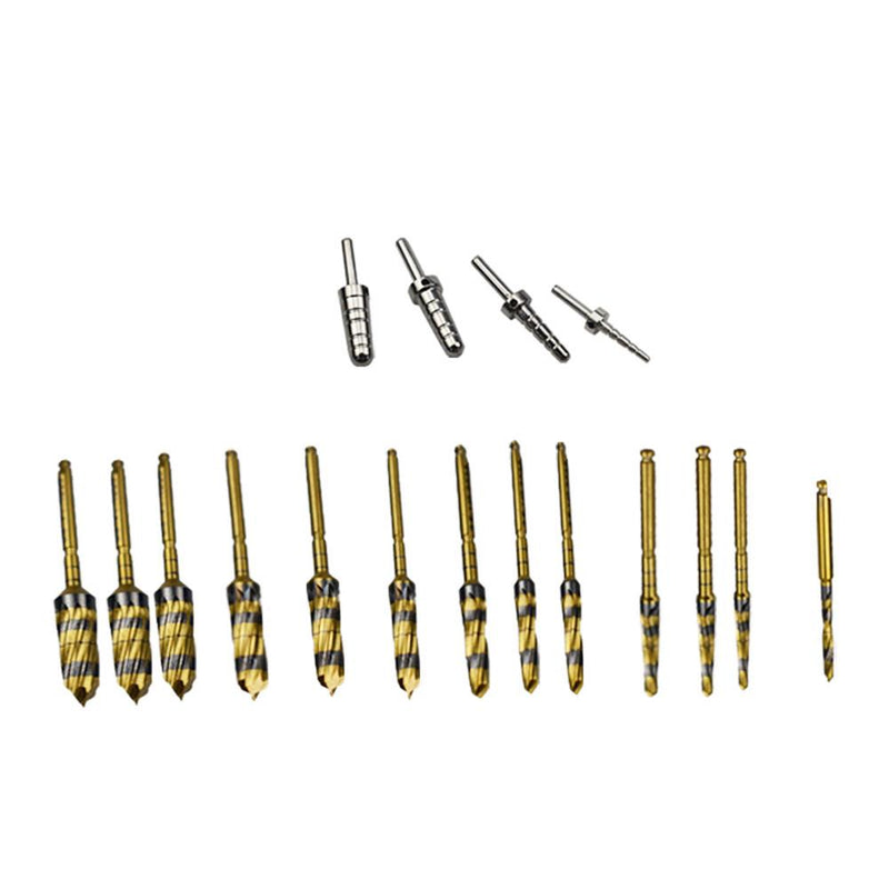 Dental Implant Osseodensification Kit 17pcs Surgical Drills