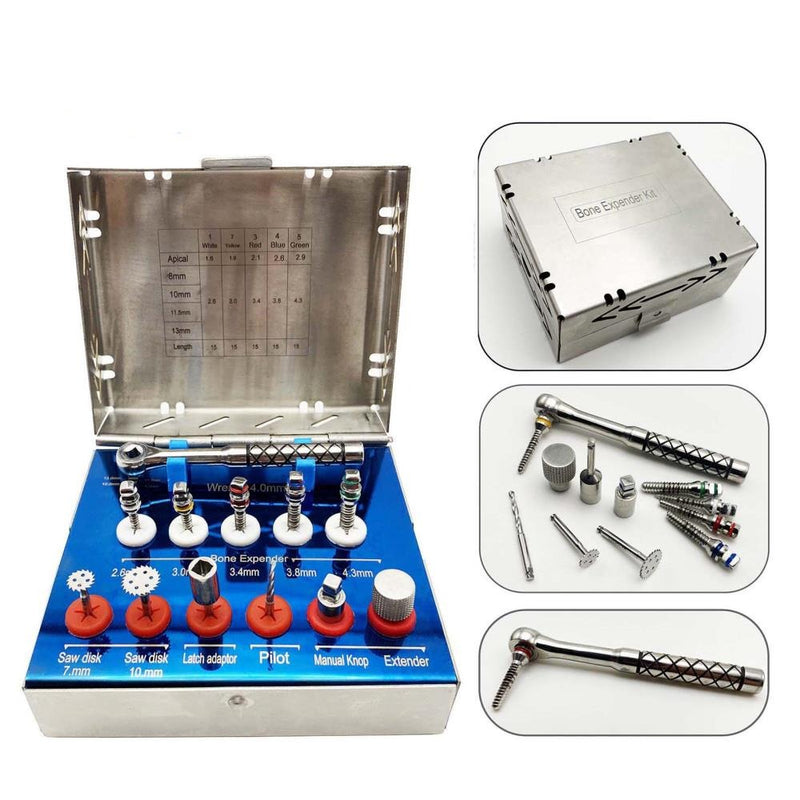 Dental Bone Expander Kit Sinus Lift With Saw Disks Dental Implant Instruments