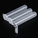 100pcs 10ml Plastic Centrifuge Tubes Clear Vials For Liquid Fragrance Storage