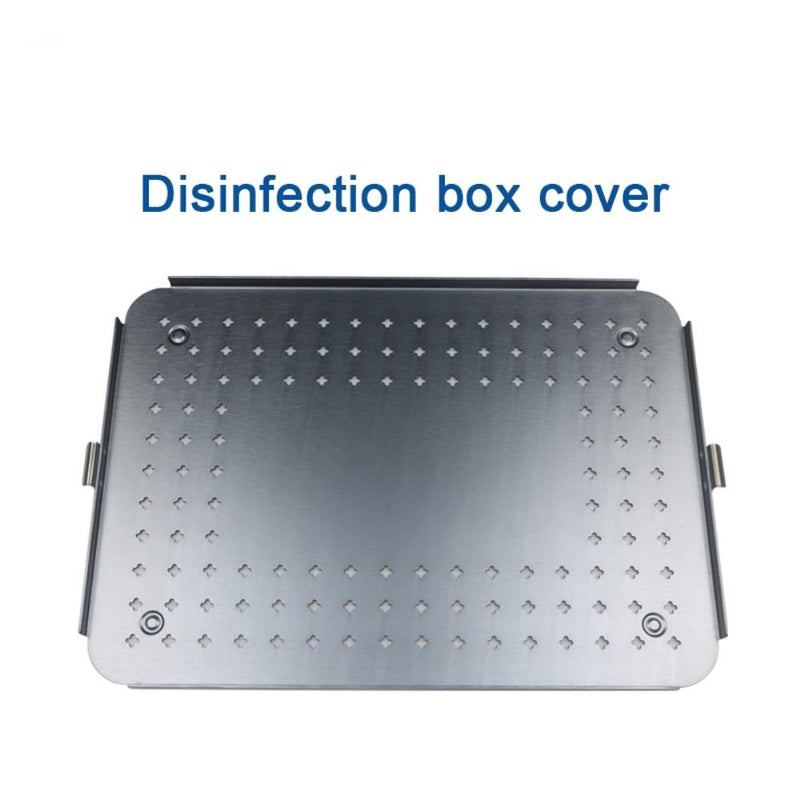 1pcs Sterilization Tray Case Box Aluminium Alloy Disinfection Box Without Silicone Mat