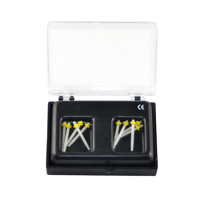 1.0MM 10Pcs Dental Fiber Post Glass Set Refill Drill Thread Files