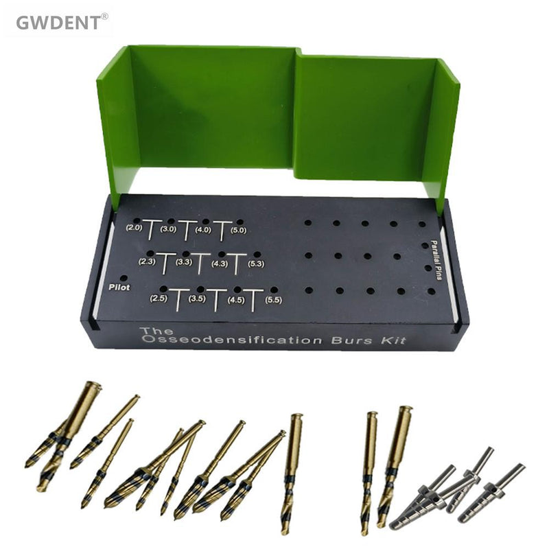 Dental Implant Osseodensification Kit 17pcs Surgical Drills