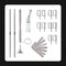 1:1 Dental Handpiece Kit with 10pcs Strips