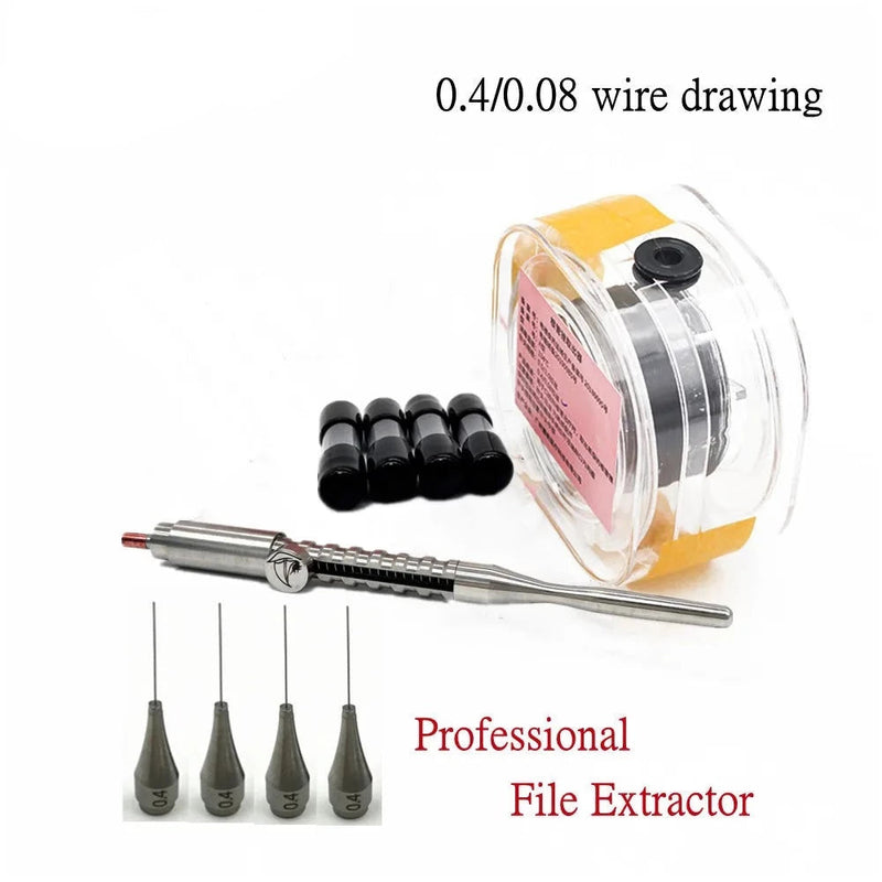 Professional Dental Lab Kit for Endodontics & Endo Restoration: Broken File Remover, Root Canal Needle Holder and More