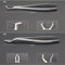 Stainless Steel Dental Extraction Kit 10pcs Forceps and Elevators for Adults