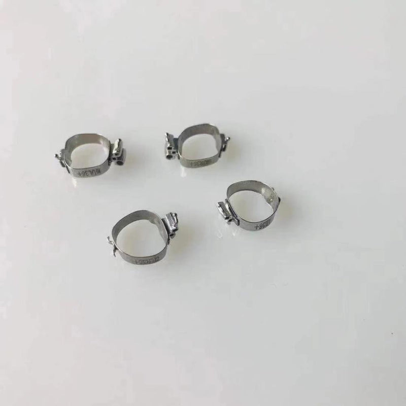 320pcs Dental Molar Bands Roth Double Upper, Single Lower, with Tube & Cleat