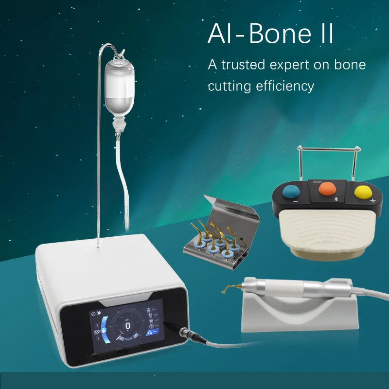 Advanced Ultrasonic Dental Knife for Bone Surgery - Piezoelectric Endo-Perio Equipment with LED Handpiece & Pedal Control