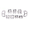 1 Set Teeth Care Dental Dam Perforator Hole Puncher Pliers